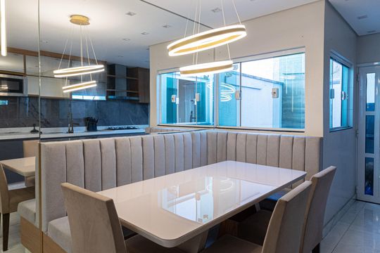 Sala e Cozinha  de casa de condomínio à venda com 3 quartos, 94m² em Jardim Penha, São Paulo