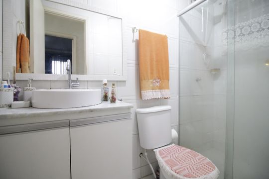 Banheiro de apartamento à venda com 2 quartos, 54m² em Freguesia (jacarepaguá), Rio de Janeiro