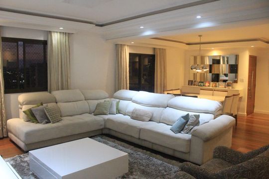 Sala de apartamento à venda com 3 quartos, 152m² em Barcelona, São Caetano do Sul