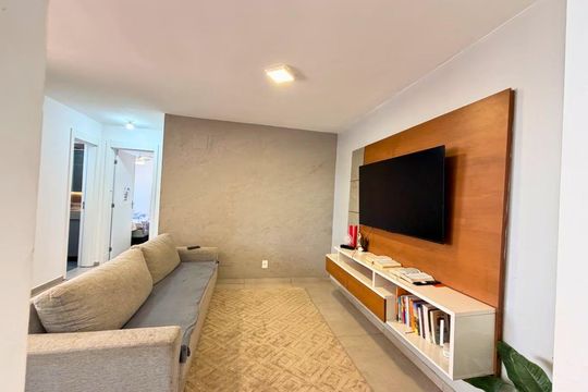 Sala de apartamento à venda com 2 quartos, 53m² em Fátima, Canoas