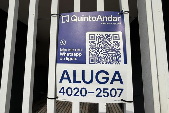 Plaquinha instalada COD YWPD-656 de casa para alugar com 2 quartos, 70m² em Jardim Itália, Várzea Paulista