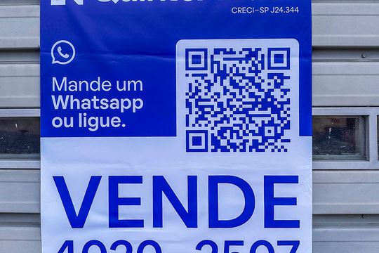 Placa Instalada na Fachada de casa para alugar com 3 quartos, 250m² em Jardim Petroni, São Bernardo do Campo