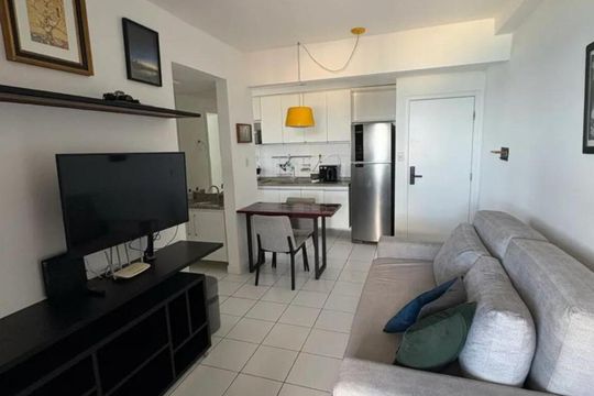 Sala de apartamento para alugar com 1 quarto, 48m² em Rio Vermelho, Salvador