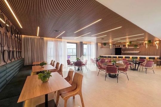 Área comum de kitnet/studio para alugar com 1 quarto, 31m² em Jardim das Acacias, São Paulo