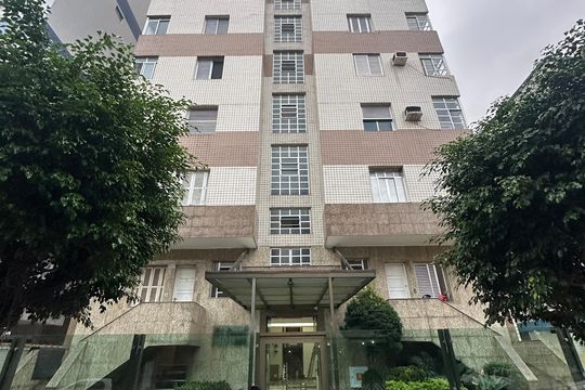 Fachada do Prédio de apartamento para alugar com 1 quarto, 40m² em Centro, São Vicente