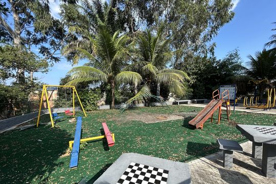 Área comum - Playground de apartamento para alugar com 2 quartos, 51m² em Guadalupe, Rio de Janeiro