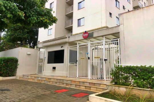 Fachada de apartamento à venda com 2 quartos, 54m² em Vila Alzira, Santo André