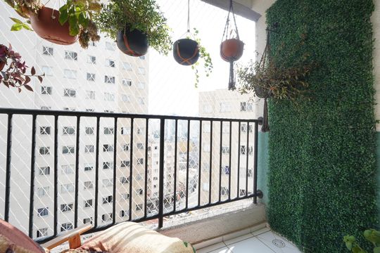 Varanda de apartamento para alugar com 2 quartos, 52m² em Liberdade, São Paulo