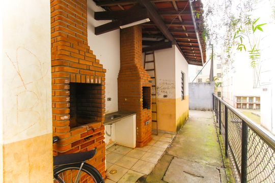 Área comum - Churrasqueira de apartamento à venda com 2 quartos, 42m² em Parque Santa Rita, São Paulo