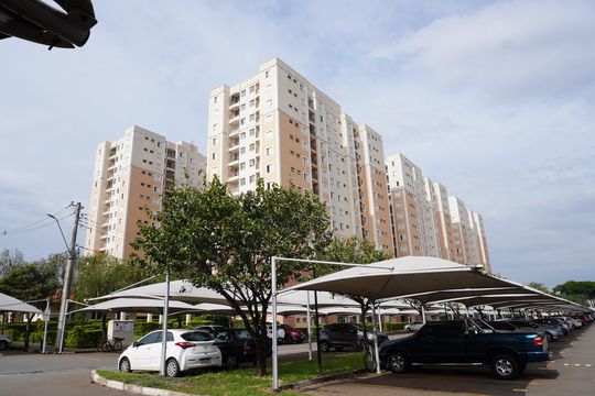 Fachada de apartamento para alugar com 2 quartos, 55m² em Jardim Nossa Senhora do Carmo, Americana