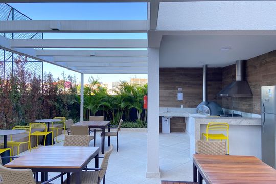 Área comum - Churrasqueira de apartamento para alugar com 2 quartos, 50m² em Vila Osasco, Osasco