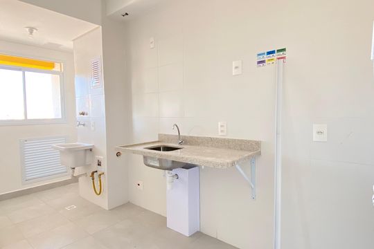 Cozinha - Área de Serviço de apartamento para alugar com 2 quartos, 50m² em Vila Osasco, Osasco