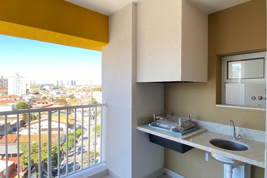 Varanda Gourmet de apartamento para alugar com 2 quartos, 50m² em Vila Osasco, Osasco
