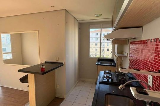 Cozinha de apartamento para alugar com 2 quartos, 50m² em Fátima, Canoas