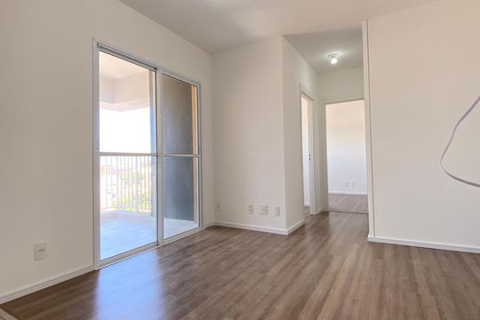 Sala - Cozinha de apartamento para alugar com 2 quartos, 50m² em Vila Osasco, Osasco