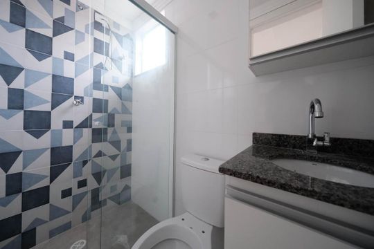 Banheiro de apartamento para alugar com 2 quartos, 37m² em Jardim Aricanduva, São Paulo