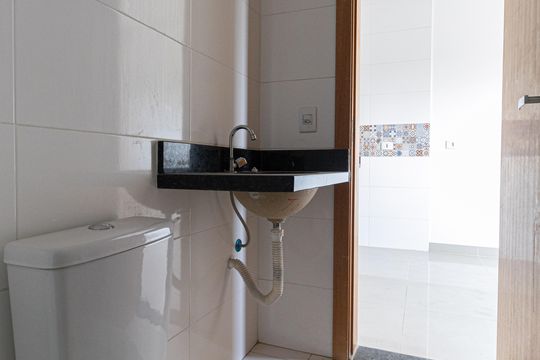 Banheiro  de casa à venda com 2 quartos, 40m² em Cidade Patriarca, São Paulo