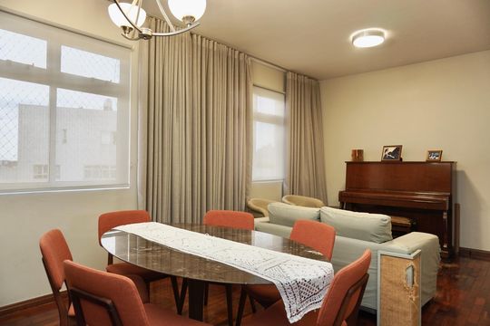 Sala de apartamento à venda com 3 quartos, 90m² em Silveira, Belo Horizonte