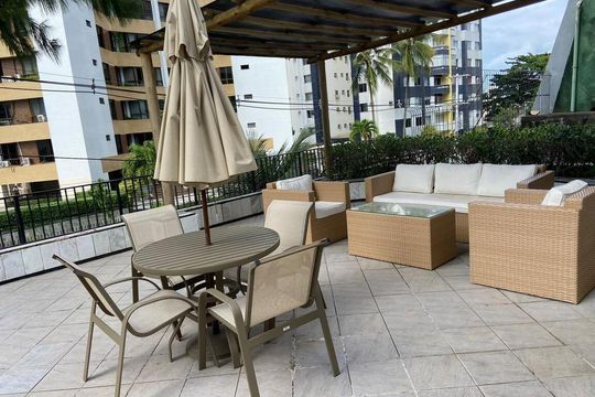 Área externa de apartamento para alugar com 1 quarto, 68m² em Pituba, Salvador