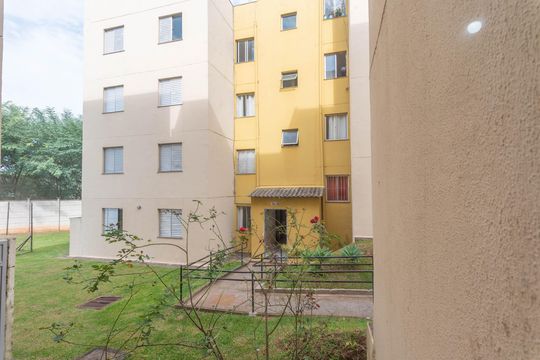 Vista da Sala de apartamento à venda com 2 quartos, 45m² em Vila Abaeté, Campinas