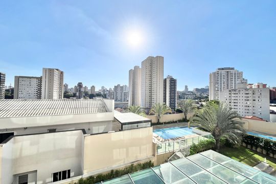 Varanda da Sala Vista de apartamento à venda com 3 quartos, 118m² em Vila Dom Pedro Ii, São Paulo