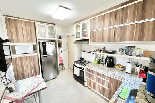 Cozinha de apartamento à venda com 3 quartos, 118m² em Vila Dom Pedro Ii, São Paulo