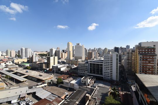 Vista da Área comum  de apartamento para alugar com 1 quarto, 28m² em Centro, Curitiba