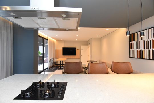 Área comum de apartamento para alugar com 1 quarto, 28m² em Centro, Curitiba