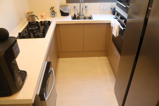Cozinha de apartamento à venda com 3 quartos, 90m² em Barra Funda, São Paulo