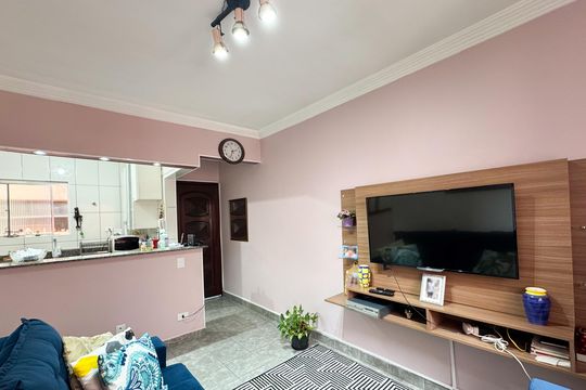 Sala de apartamento à venda com 2 quartos, 58m² em Rudge Ramos, São Bernardo do Campo