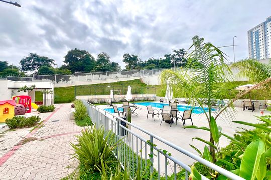 Área comum - Piscina de apartamento para alugar com 2 quartos, 55m² em Mantiqueira, Belo Horizonte