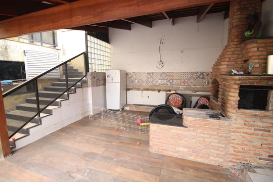 Área gourmet de casa à venda com 4 quartos, 300m² em Santa Maria, Belo Horizonte