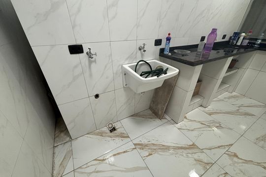 Área de serviço  de apartamento para alugar com 2 quartos, 45m² em Vila Santa Maria, Poá