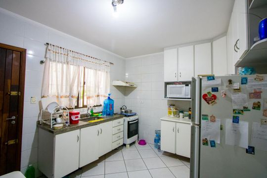 Cozinha de casa à venda com 3 quartos, 120m² em Vila Curuçá, Santo André