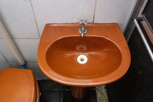 Banheiro de casa para alugar com 1 quarto, 25m² em Casa Grande, Diadema