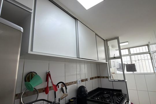 Cozinha de apartamento à venda com 2 quartos, 50m² em Brás, São Paulo
