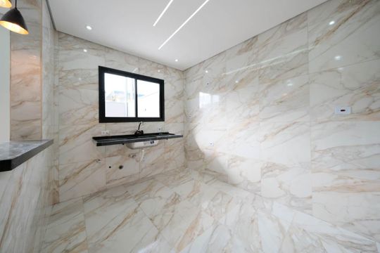 Sala/Cozinha de casa à venda com 3 quartos, 80m² em Vila Paranagua, São Paulo