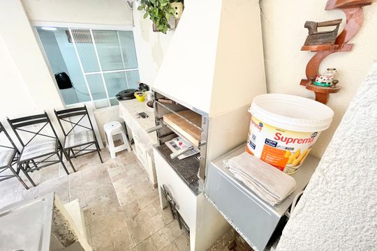 Área comum - Churrasqueira de casa para alugar com 7 quartos, 379m² em Lauzane Paulista, São Paulo