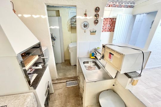 Área comum - Churrasqueira de casa para alugar com 7 quartos, 379m² em Lauzane Paulista, São Paulo
