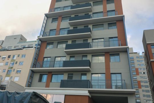 Fachada principal de kitnet/studio à venda com 1 quarto, 23m² em Cidade Baixa, Porto Alegre