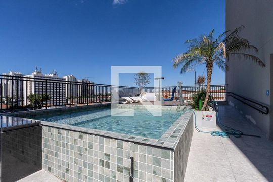Área comum - Piscina de kitnet/studio para alugar com 1 quarto, 24m² em Vila Leopoldina, São Paulo