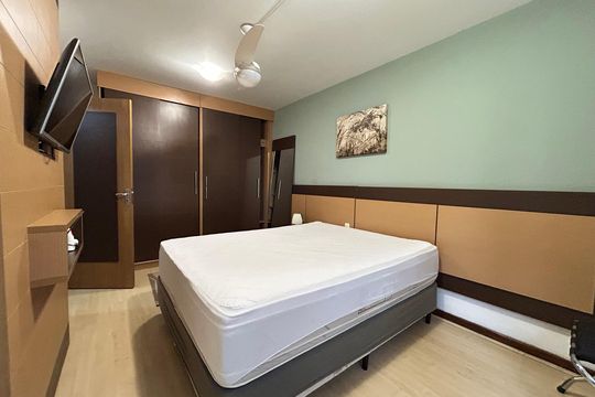 Quarto  de apartamento para alugar com 1 quarto, 59m² em Centro, Florianópolis