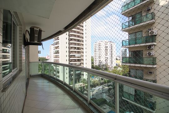 Sala - Varanda de apartamento para alugar com 2 quartos, 70m² em Barra Olímpica, Rio de Janeiro
