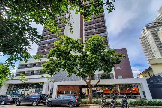 Fachada de kitnet/studio para alugar com 1 quarto, 24m² em Paraíso, São Paulo