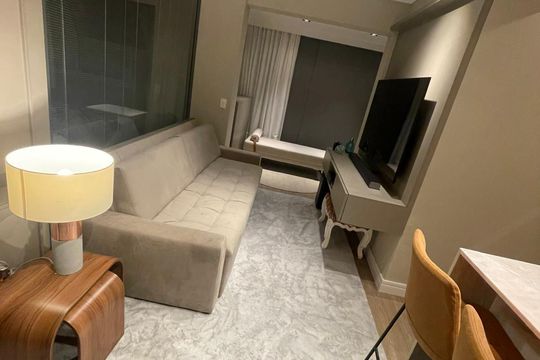 Sala de apartamento à venda com 1 quarto, 35m² em Vila Gomes Cardim, São Paulo