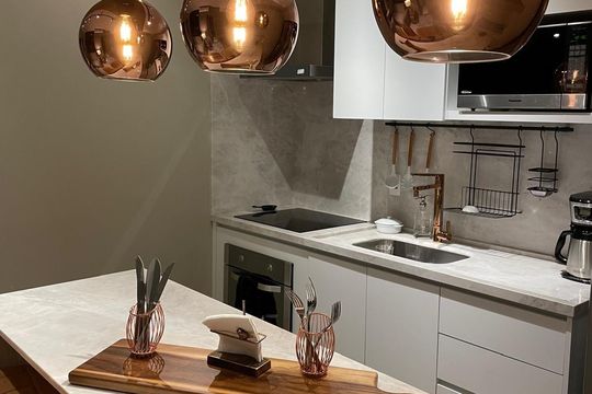 Cozinha de apartamento à venda com 1 quarto, 35m² em Vila Gomes Cardim, São Paulo