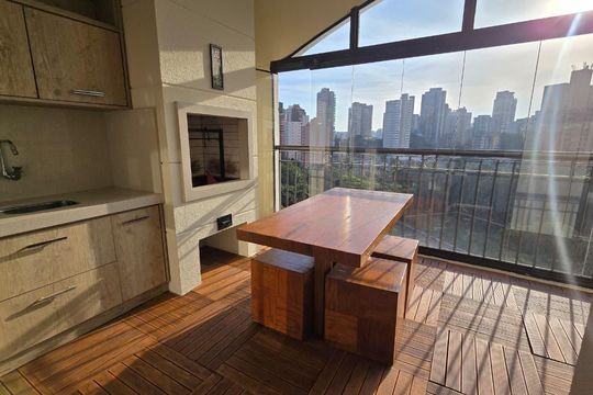 Varanda de apartamento à venda com 3 quartos, 169m² em Jardim, Santo André