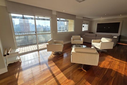Sala de apartamento à venda com 3 quartos, 169m² em Jardim, Santo André