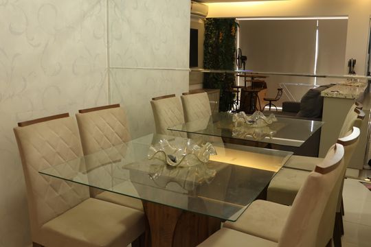 Sala de Jantar de apartamento à venda com 2 quartos, 60m² em São Francisco , Goiânia