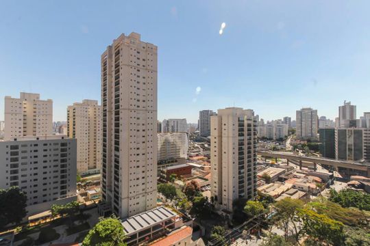 Varanda da Sala de apartamento para alugar com 2 quartos, 45m² em Parque da Vila Prudente, São Paulo